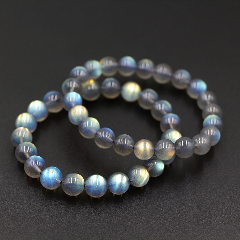 Natural Crystal Gem Labradorite Bracelet