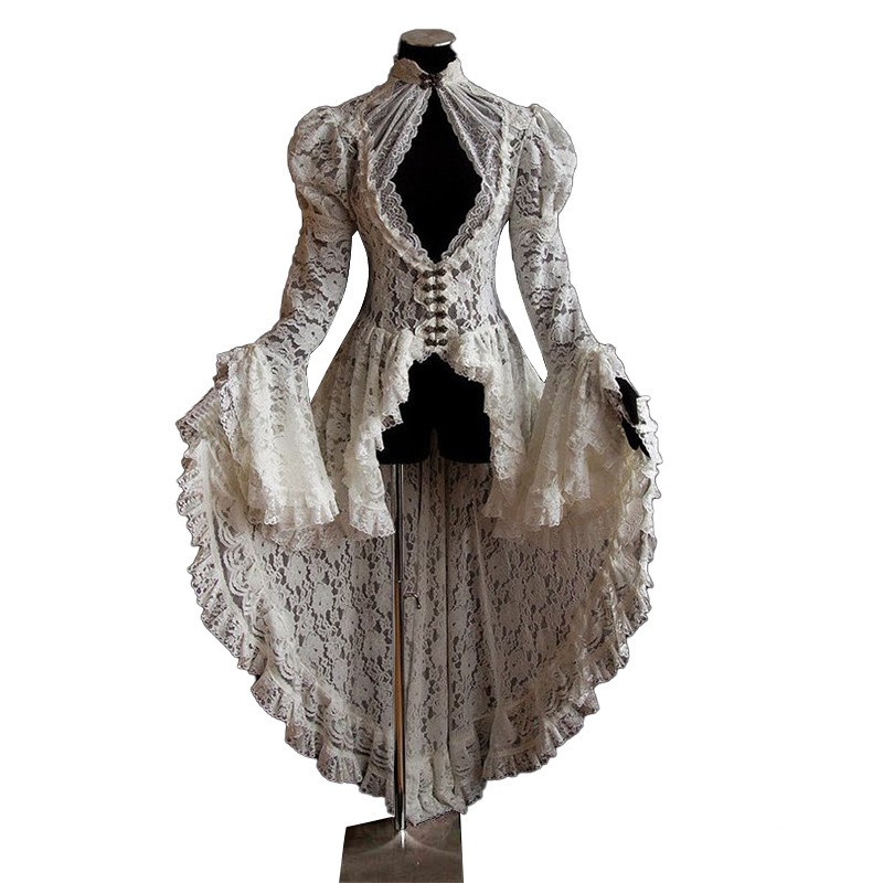 Lace Fishtail Victorian Cardigan