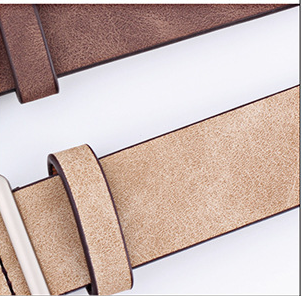 Title 6, All-match Square Buckle Pu Fashion Trend Belt