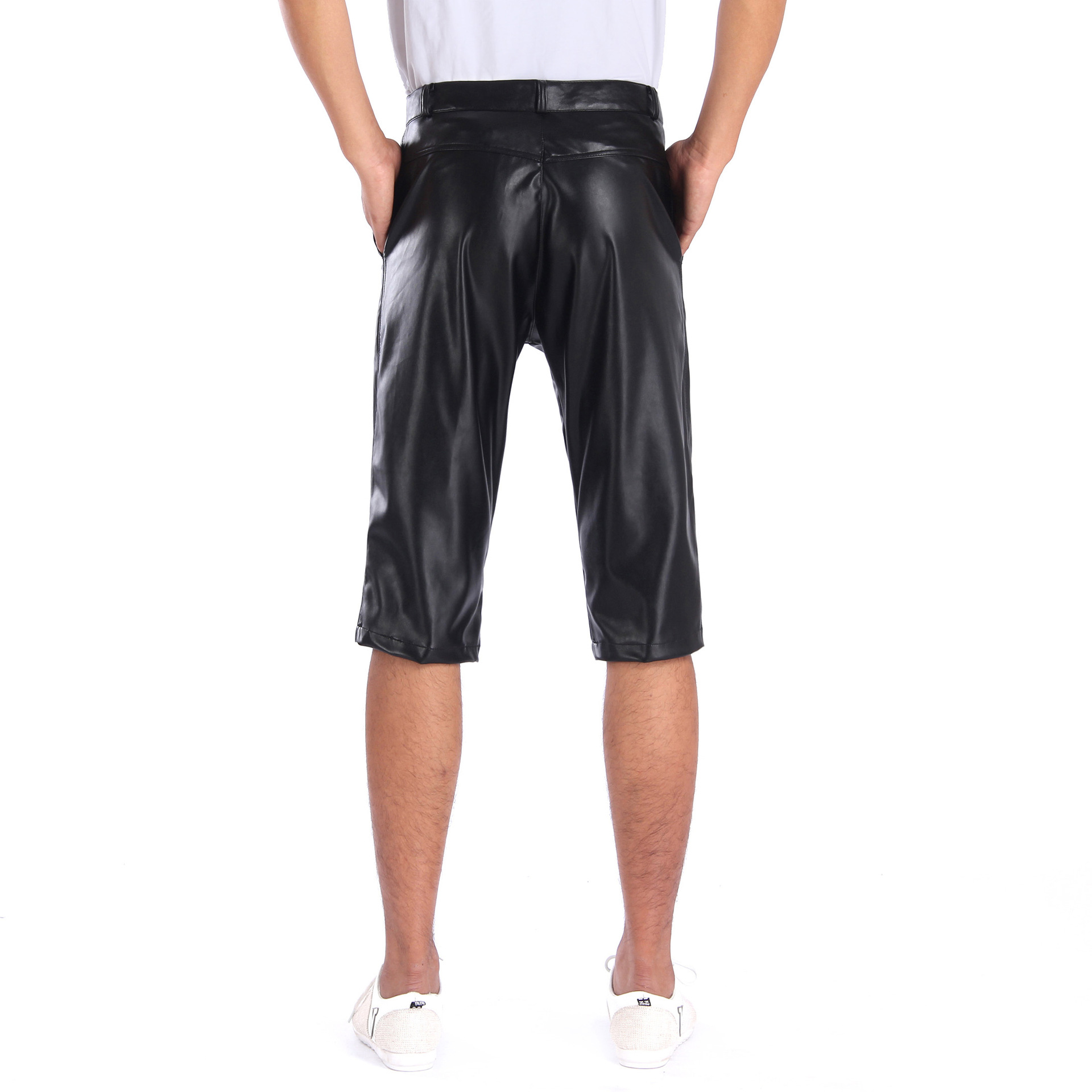 Title 4, Short en cuir ample pour homme Summer Stretch, ...