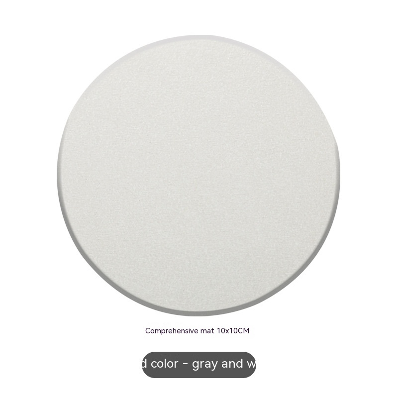 Gray And White Coaster