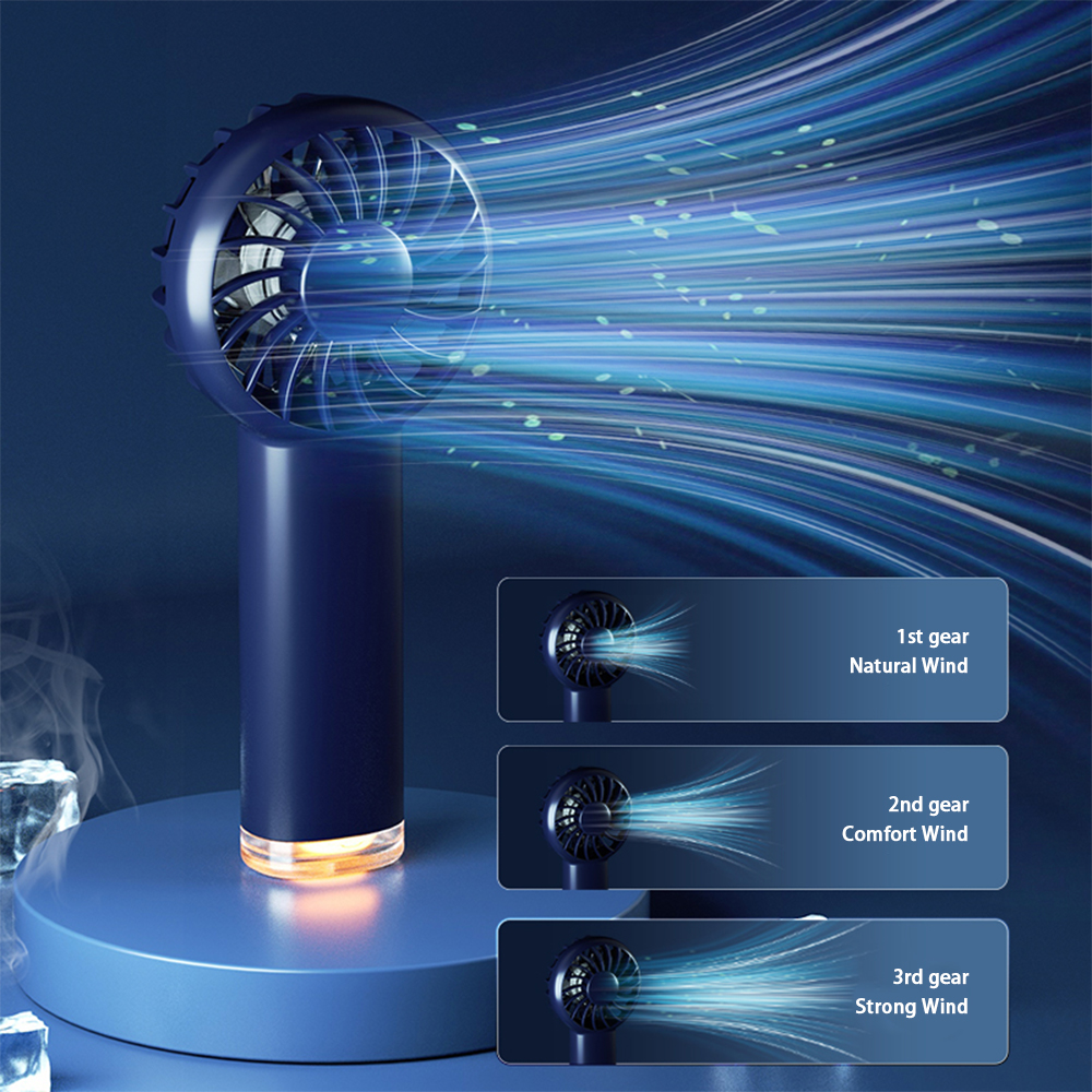 Little Hornet Handheld Mini Electric Fan Portable Charging With Small Lamp — foto 2