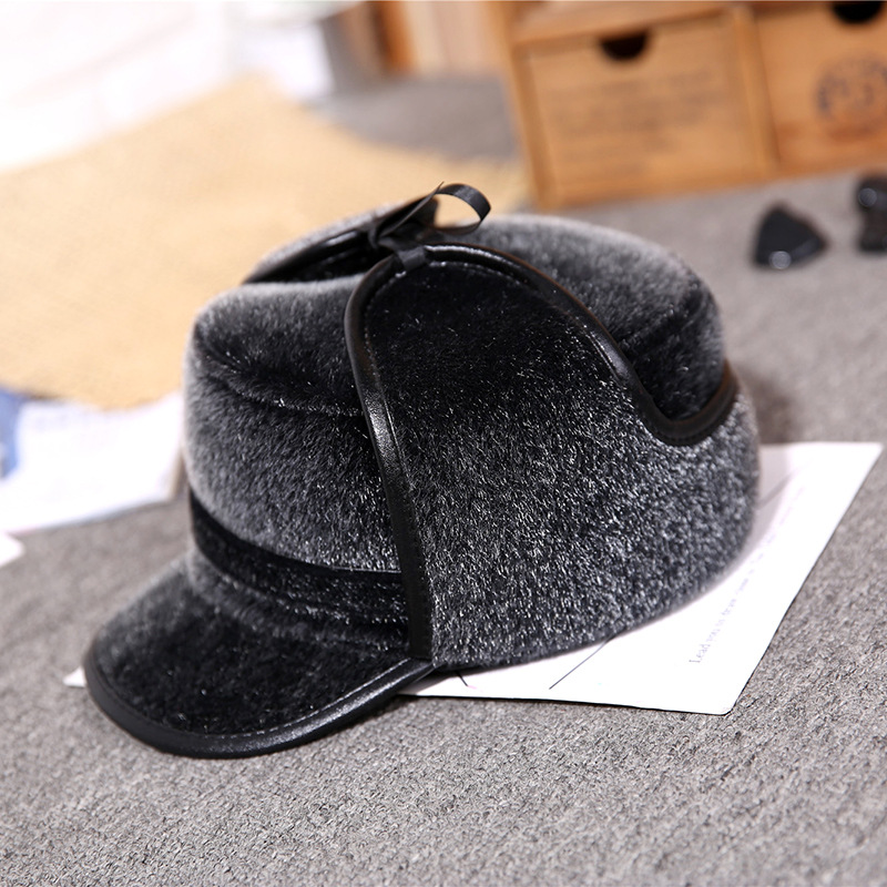 Men's Autumn And Winter Middle-aged And Elderly Mink Feather Duck Tongue