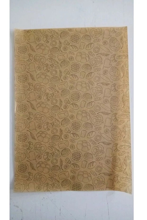 50 Pack Vintage Newspaper Pattern Wax Paper Mixed Design Food Presentation... 6