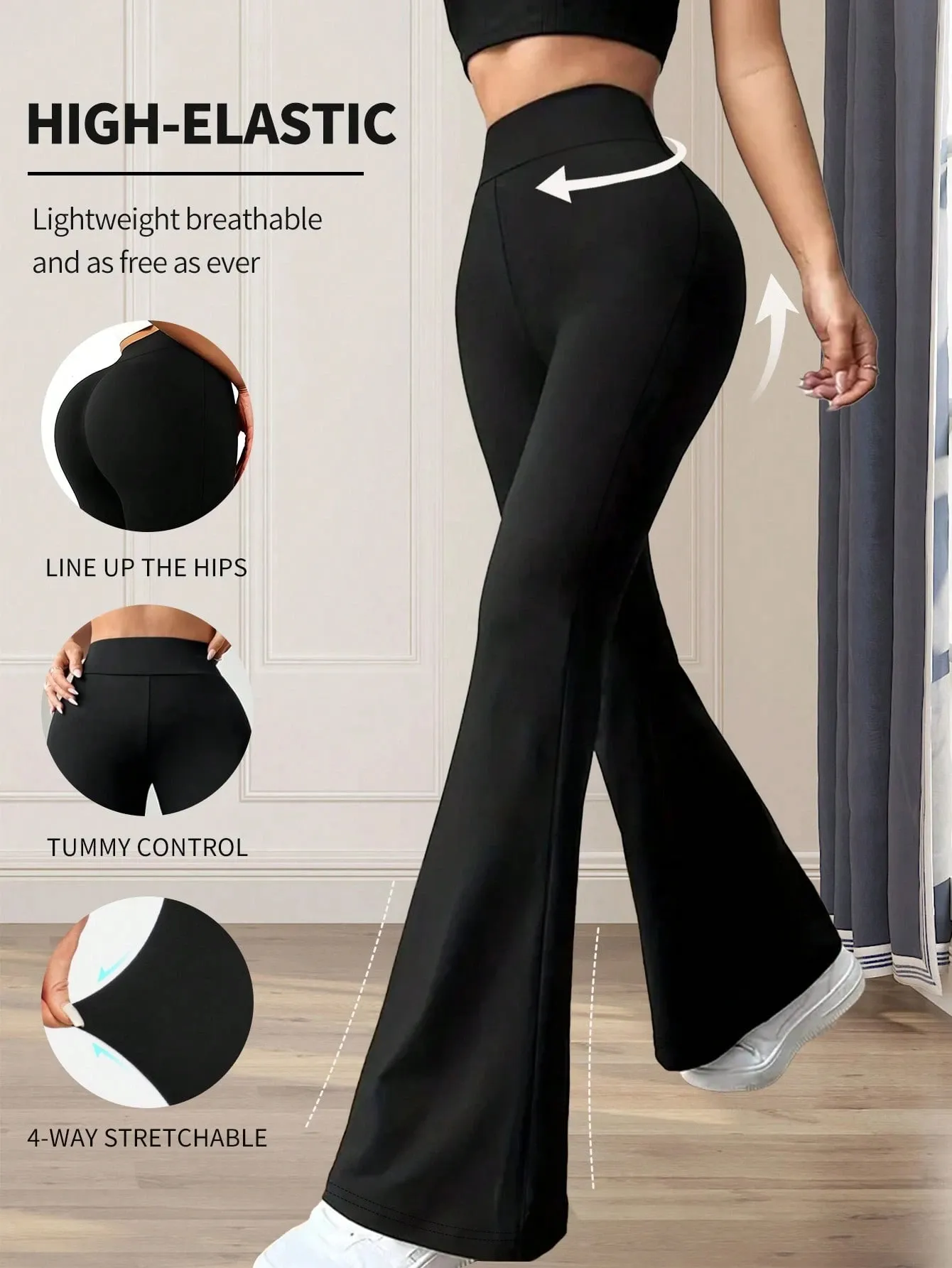 Flare Leggings For Women Yoga Pants High