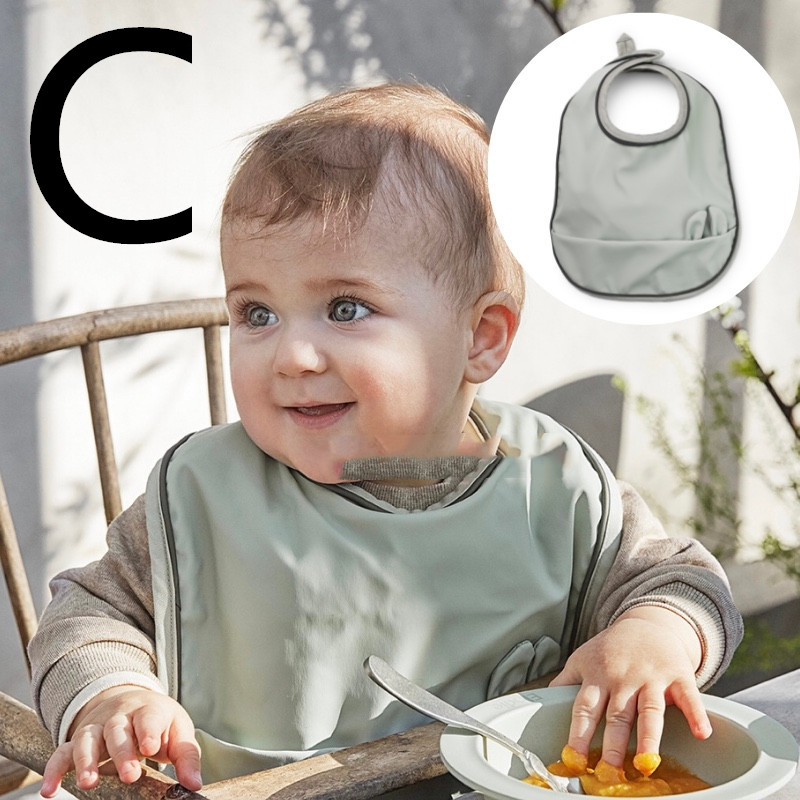 Waterproof Bib Bib Baby Food Supplement — foto 10