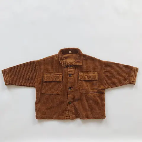 Vintage Kids Corduroy Loose Cardigan Jacket