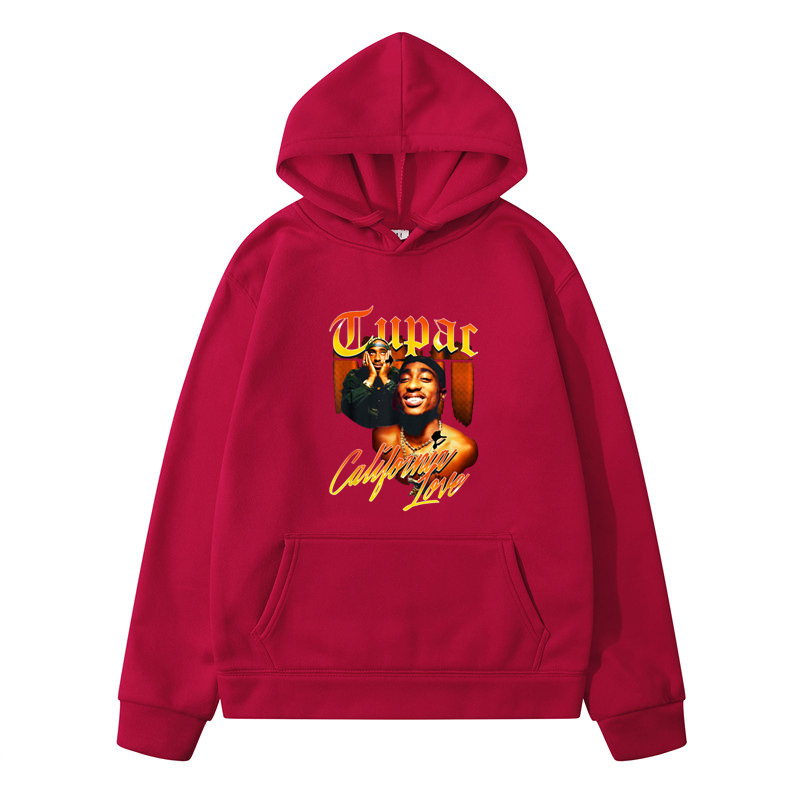 Printing Loose Men's And Women's Fleece Hooded Sweater