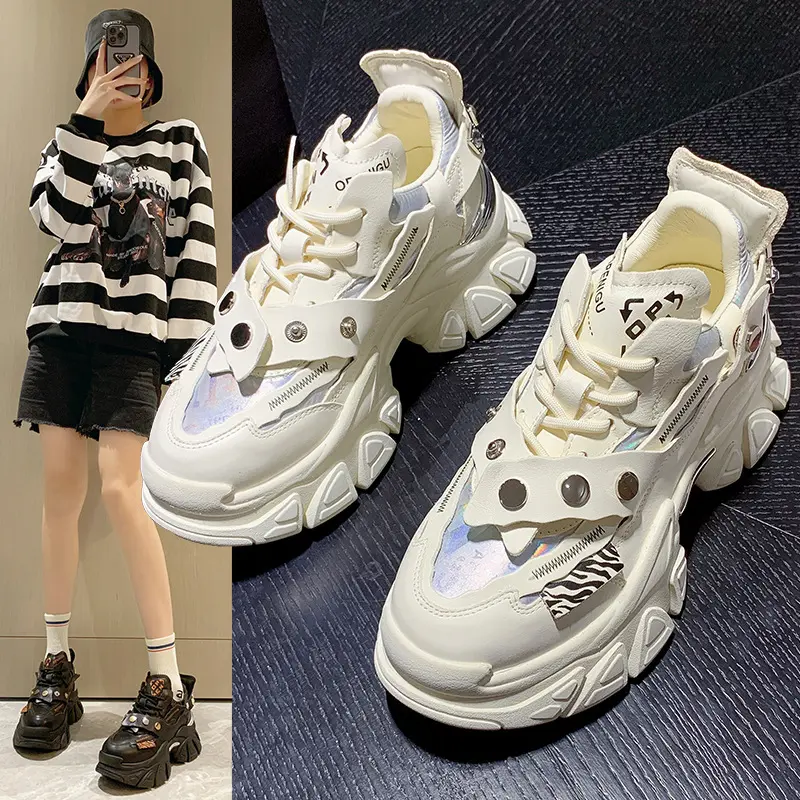 Women Breathable Thick Sole All-match Student Sports