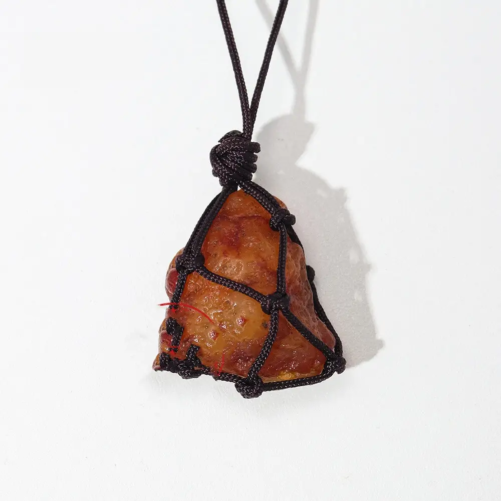 Natural Hand-woven Original Stone Crystal Necklace