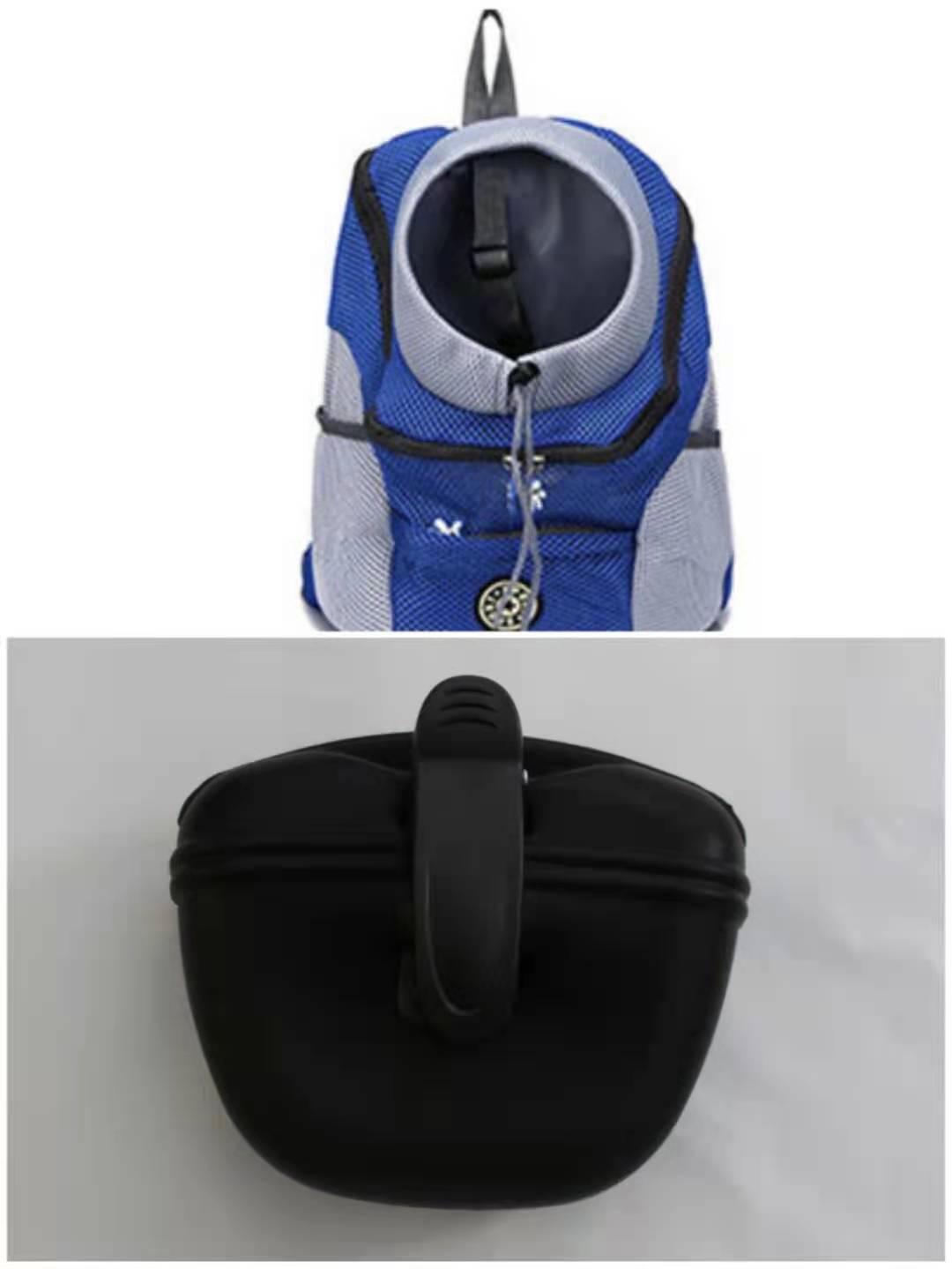 Black and Blue bag L