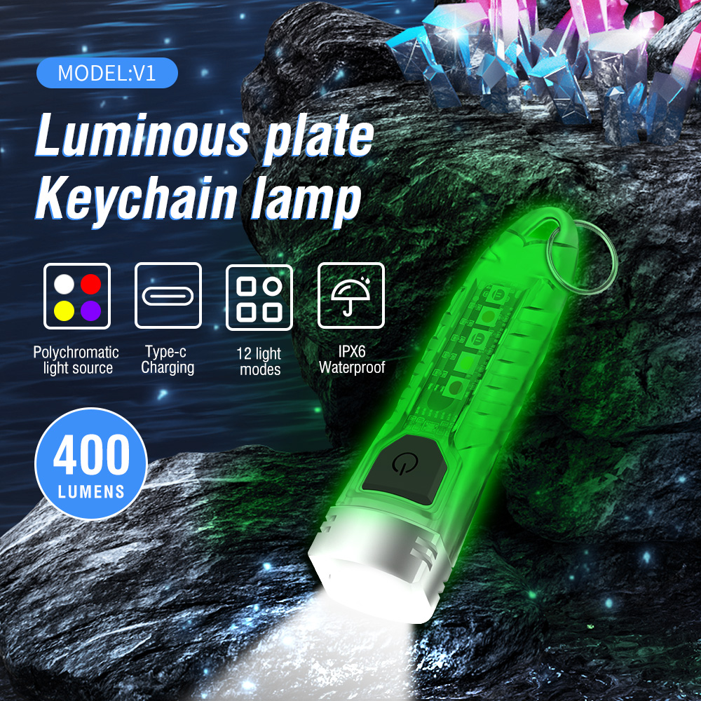 USB Mini LED Flashlight Torch Side Light Pocket USB