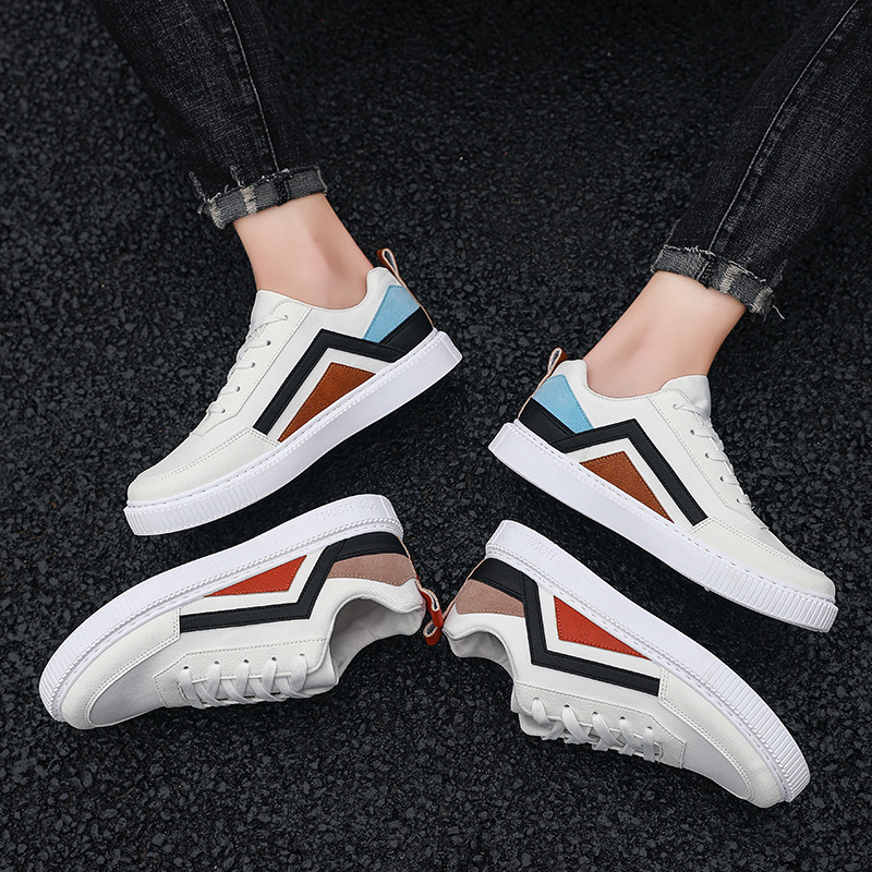 Title 5, Casual white shoes college breathable sneakers