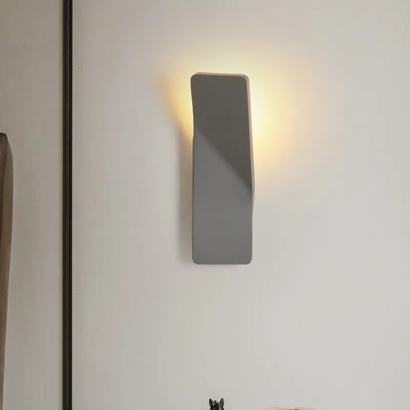 Modern Living Room TV Background Wall Aisle