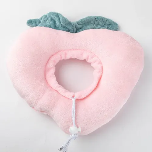 Cat pet headgear anti licking shame circle Peach - Shop at LoveMi