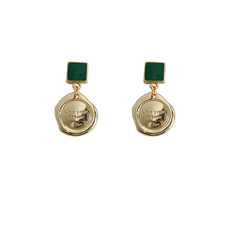 Women's Temperament Drop Glazed Stud Earrings