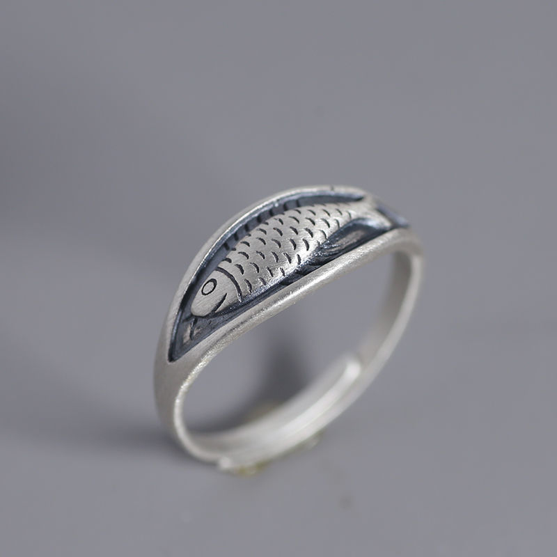 Title 3, Vintage Koi Fish Ring Men