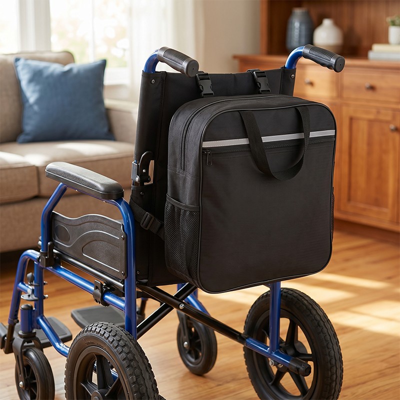 MOBILITY SCOOTER WHEELCHAIR SHOPPING BAG UNIVERSAL LARGE ARMREST STORAGE CARRY.. — image 7
