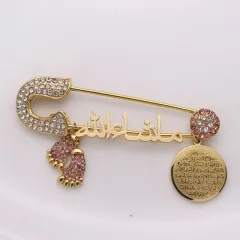Japanese And Korean Small Brooch Jewelry Trendy Personality Anti-Glare Artifact - Gold - View 1