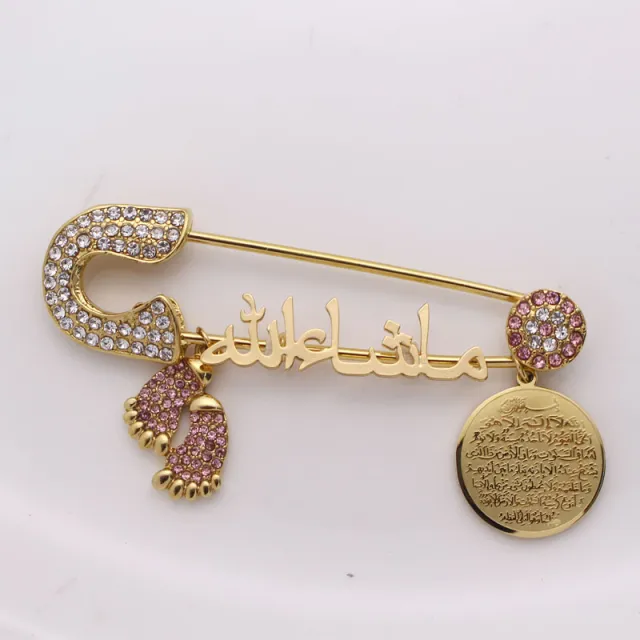Japanese And Korean Small Brooch Jewelry Trendy Personality Anti Glare Artifact Gold - Shop at LoveMi
