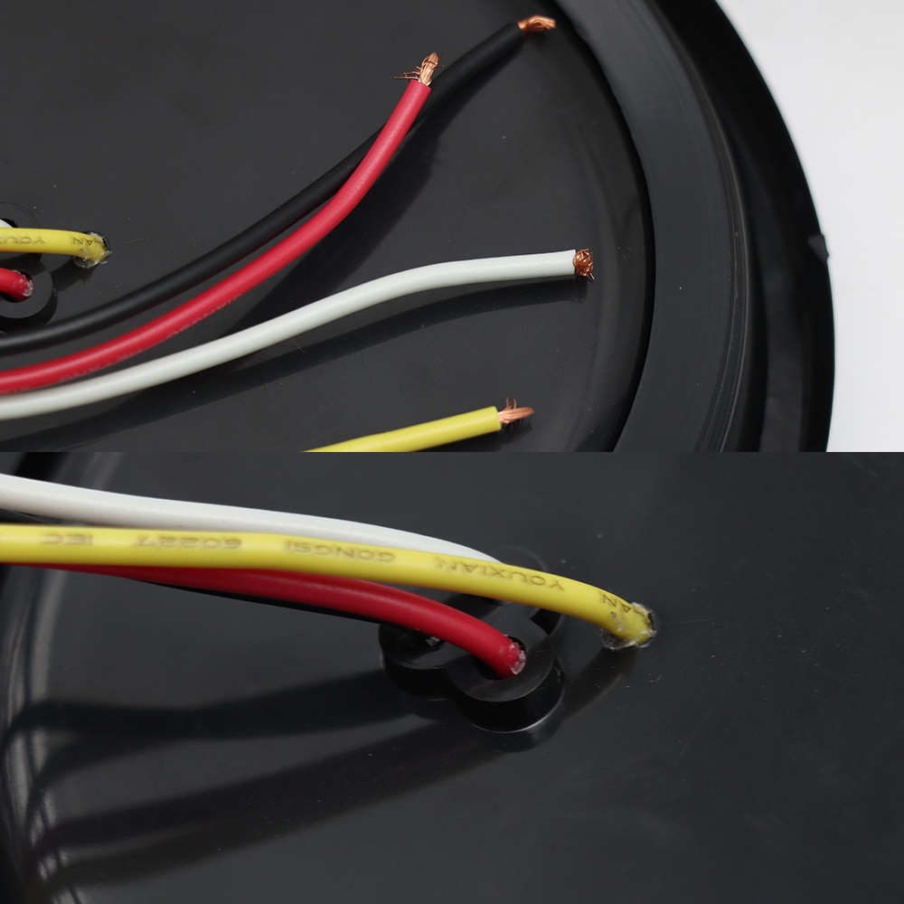 Truck Universal Small Taillight American Version, 16 LED Dual Color Rubber Ring Round Light ,12V, 4-pack - Image 2