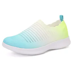 Foreign Trade New Casual Shoes Breathable And Lightweight Mother - Blue - View 1