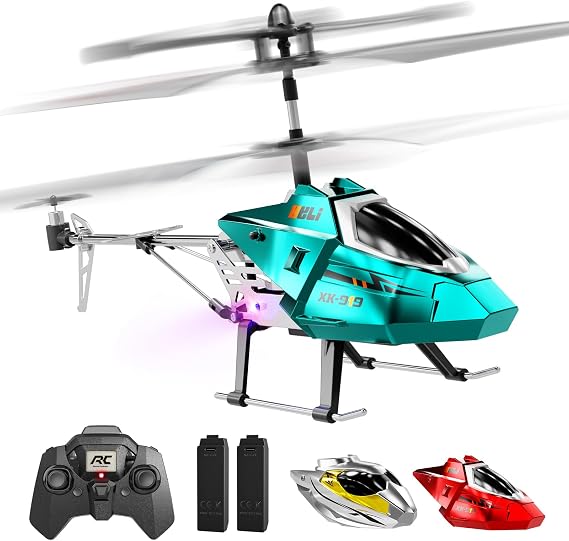 Remote Control Helicopter Toy For Kids, Blue Mini RC