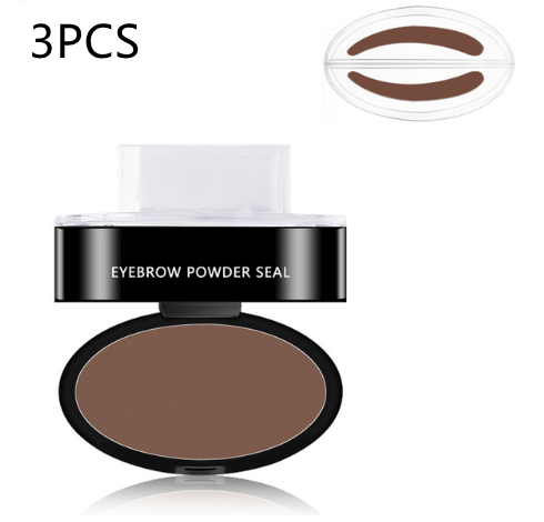Augenbrauen Puder Stempel Tönung Schablone Kit Kosmetik Profi Make-up Wasserdicht E - Bild 15 von 41