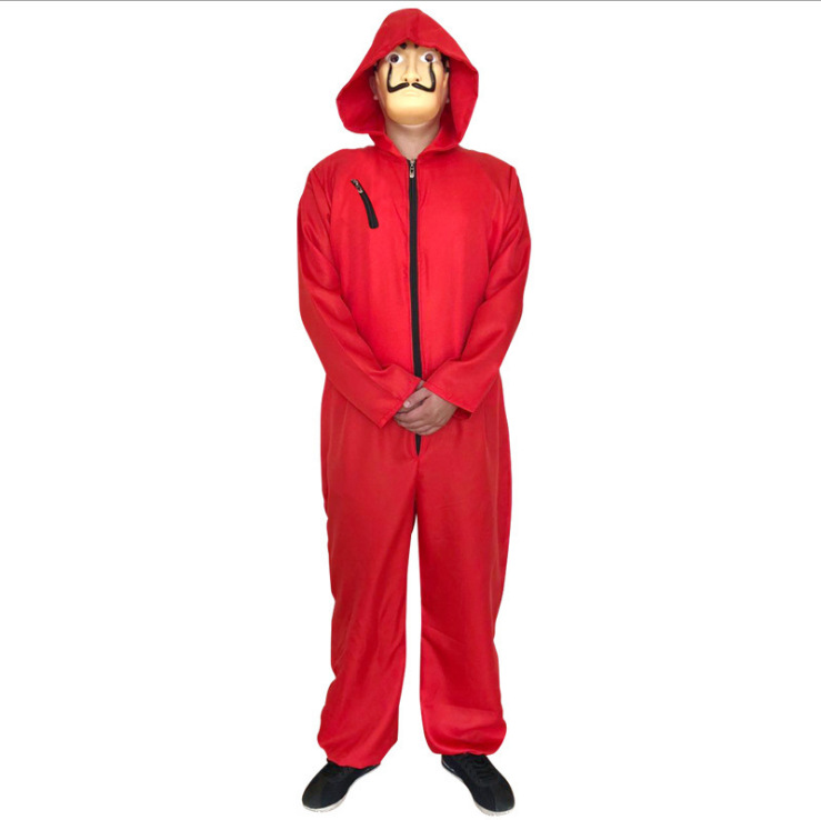 Title 5, Halloween Cosplay Costume Red One-piece for par...