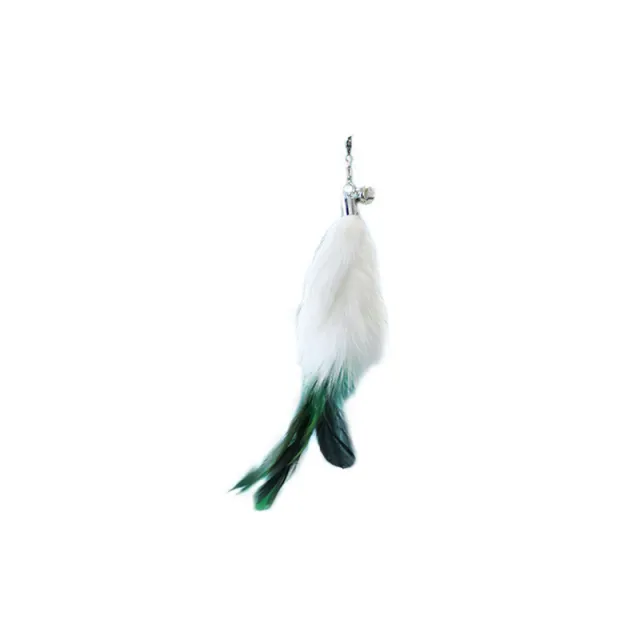 Pet Toy Cat teasing Stick Extendable 180cm Rod Feather Replacement Head Adjustable Extendable Cat teasing Stick Fishing Cat Toy White Fox Replace... White Fox Replacement Head - Shop at LoveMi