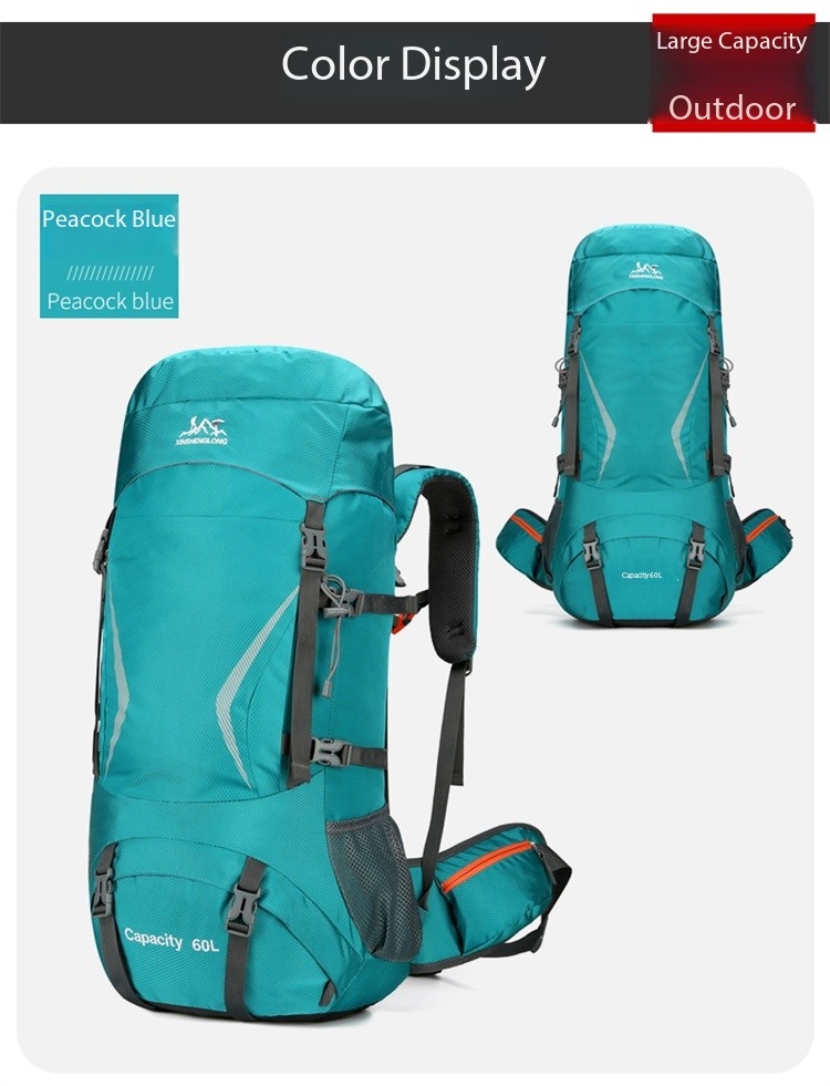 New Outdoor Mountaineering Bag Large Capacity Lightweight Waterproof Professional Hiking Camping Backpack