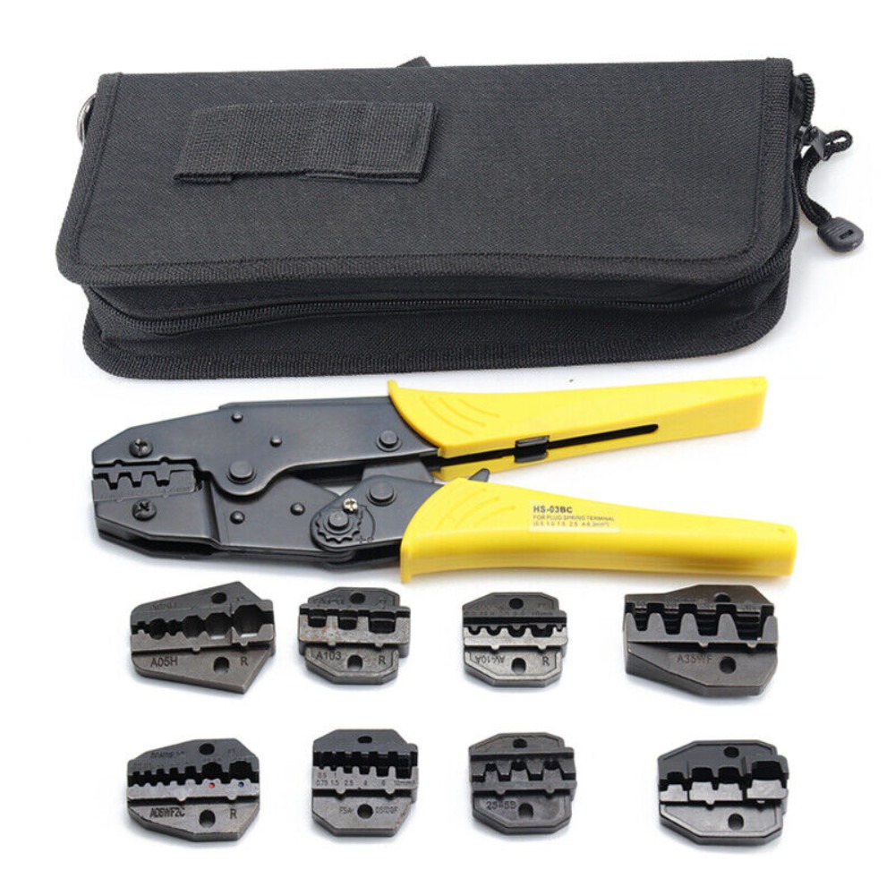 Ratchet Crimper Pliers Wire Terminal Crimping Tool