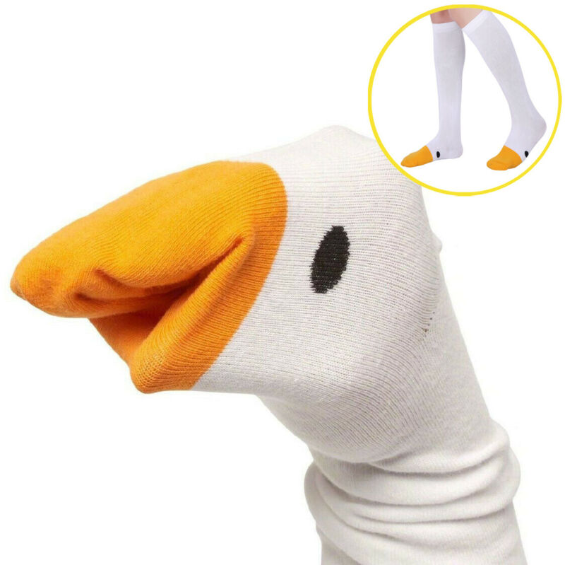 Title 2, Goose Game Socks Funny Unisex Cotton Goose Sock...