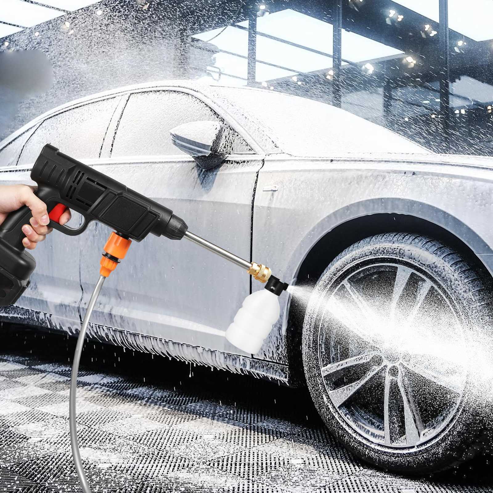 2 Battery Cordless Car High Pressure Washer Jet Water Wash Cleaner Gun Portable — image 12
