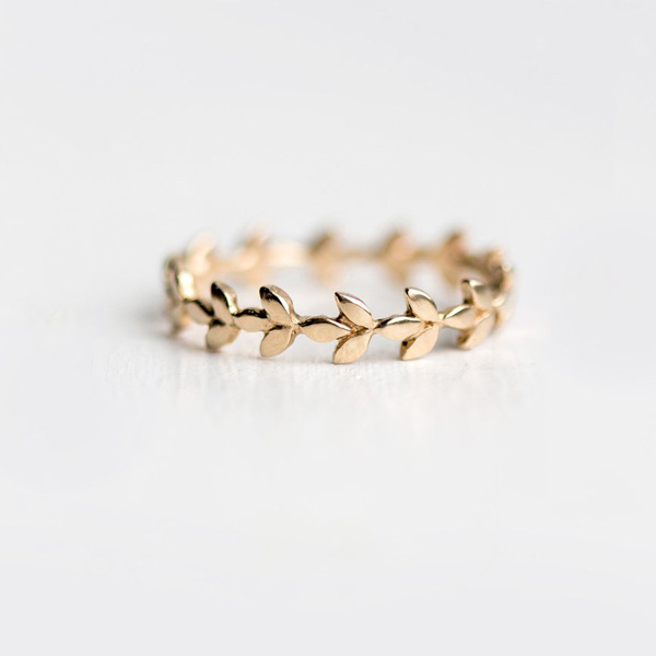 18k Gold Shank Temperament Ring For Men And Women