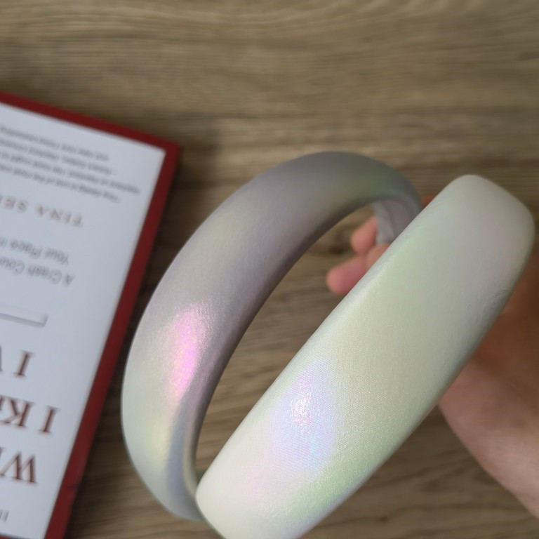 Fashion Solid Color Bright Color Wide-brimmed Headband