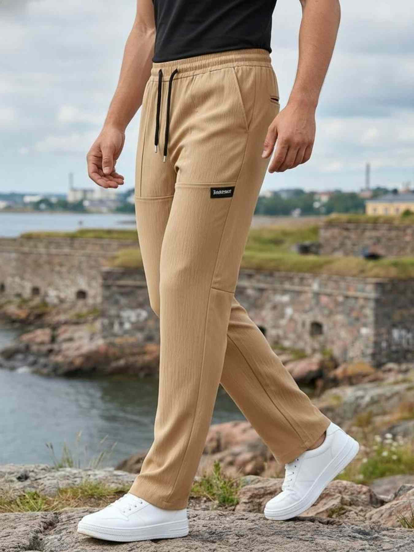 Casual Pants, Trendy And Fashionable Casual Pants, Men's Pants, Men's Pants, Long Pants, Straight Pants, Corduroy Casual Pants, Tight-fitting Casual Pants, Anti-wrinkle Casual Pants, 9-inch Pants, Men