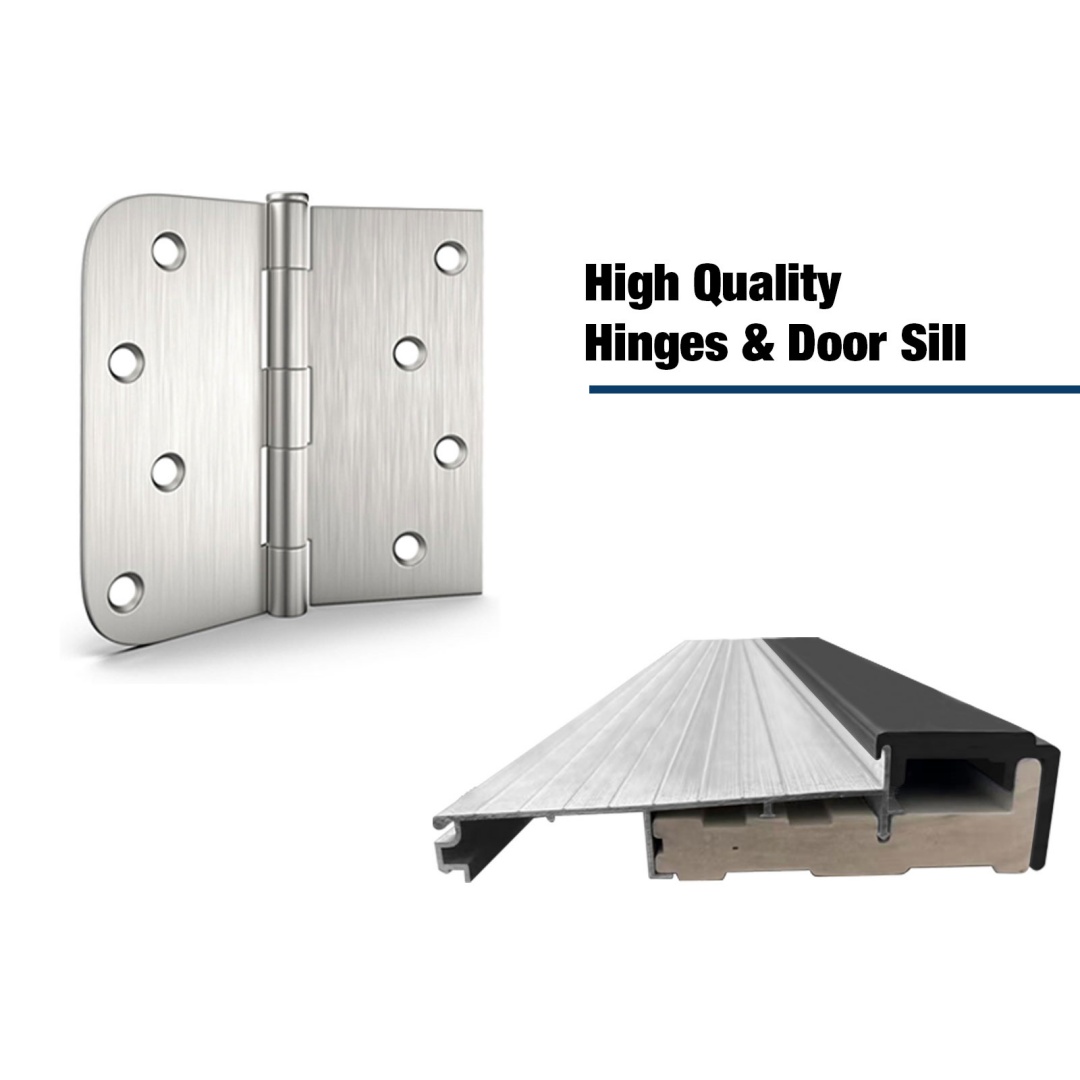 36   X 80 Fiberglass Entry Door Frame,6-9   16 Fiberglass Door Jambs Vinyl Frame,White Right Hand Inswing Door Frame
