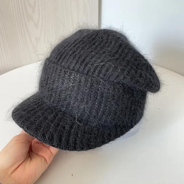 Women's Warm Casual Knitted Octagonal Black - Shop at LoveMi