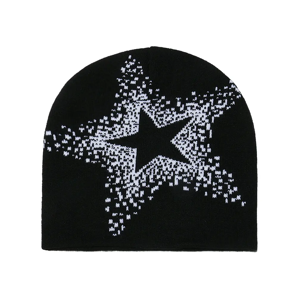 American Street Y2K Star Woolen Hat