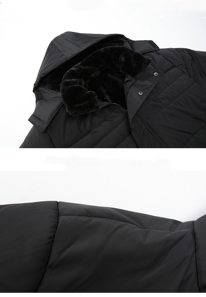 Fleece Middle-aged Men's Autumn And Winter Padded Jacket