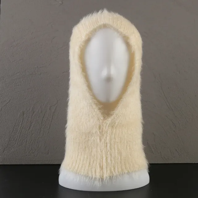 Mohair Scarf With One Hat For Women's Winter Beige - Shop at LoveMi