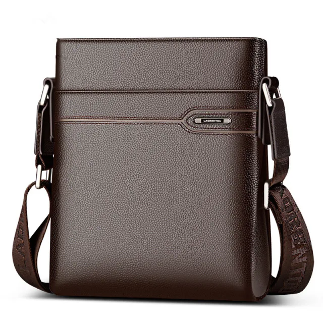 Horizontal Briefcases The First Layer Of Cowhide Business Leather Coffee - Shop at LoveMi