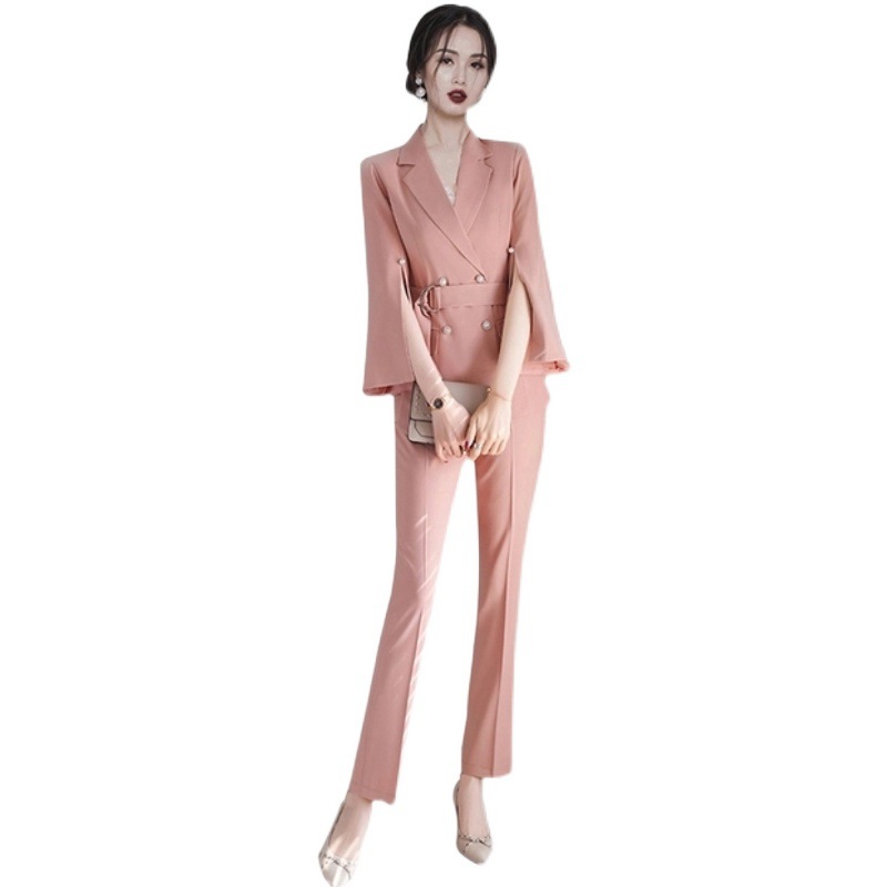 Two-piece Women's Decoration Tops And Trousers