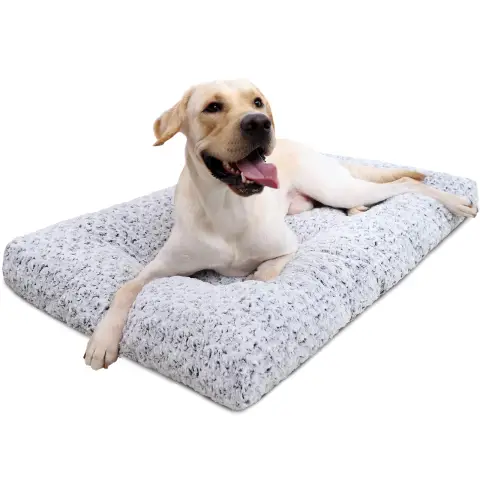 Dog Beds Thickened Rose Velvet Pet Kennel Bed Mat