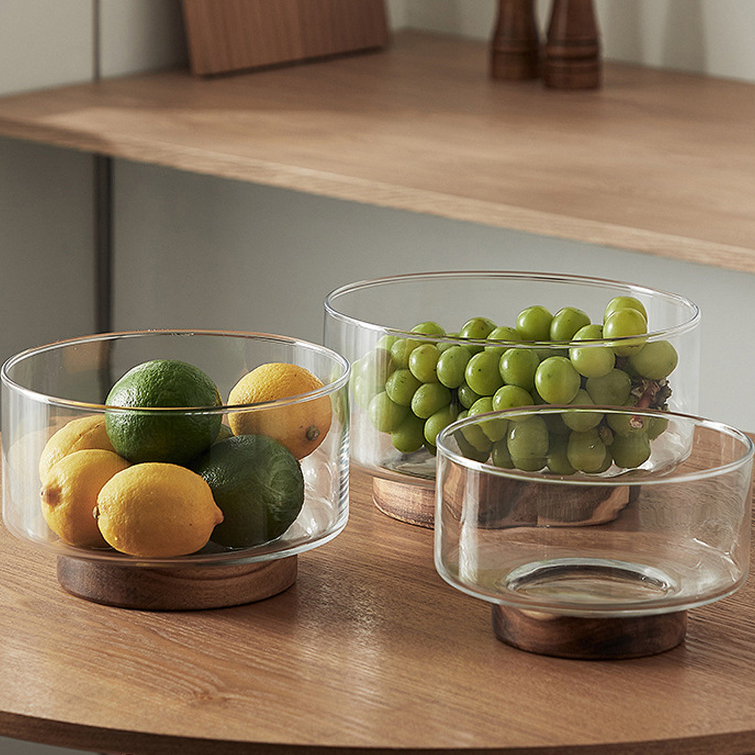 Fruit Bowl Drain Modern Footed Fruit Tray Pedestal