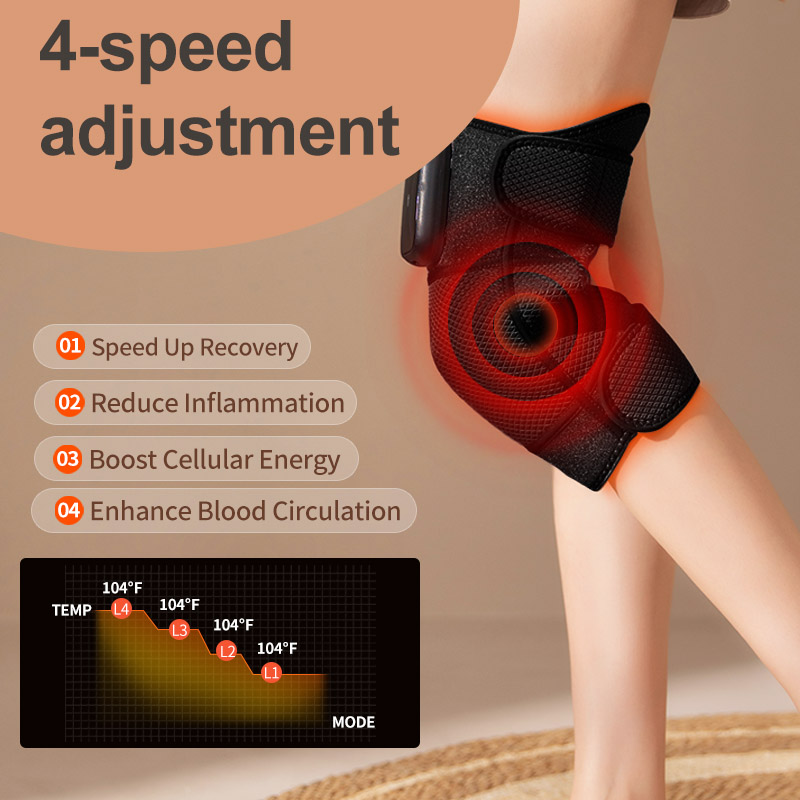 LFmina Model 2234 2026 New All-wrapped Heated Knee Leg Massager Multi-functional Home Touch Control