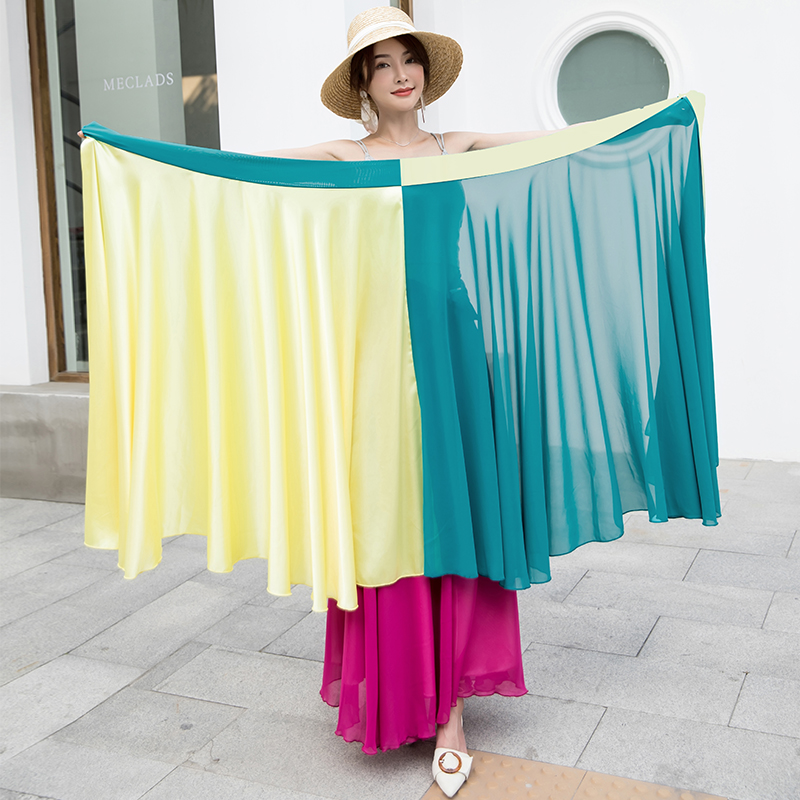 Chiffon One-piece Skirt Women's Large Skirt