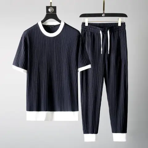 Casual Men's Round Neck Stretch Breathable Short Sleeve Sports