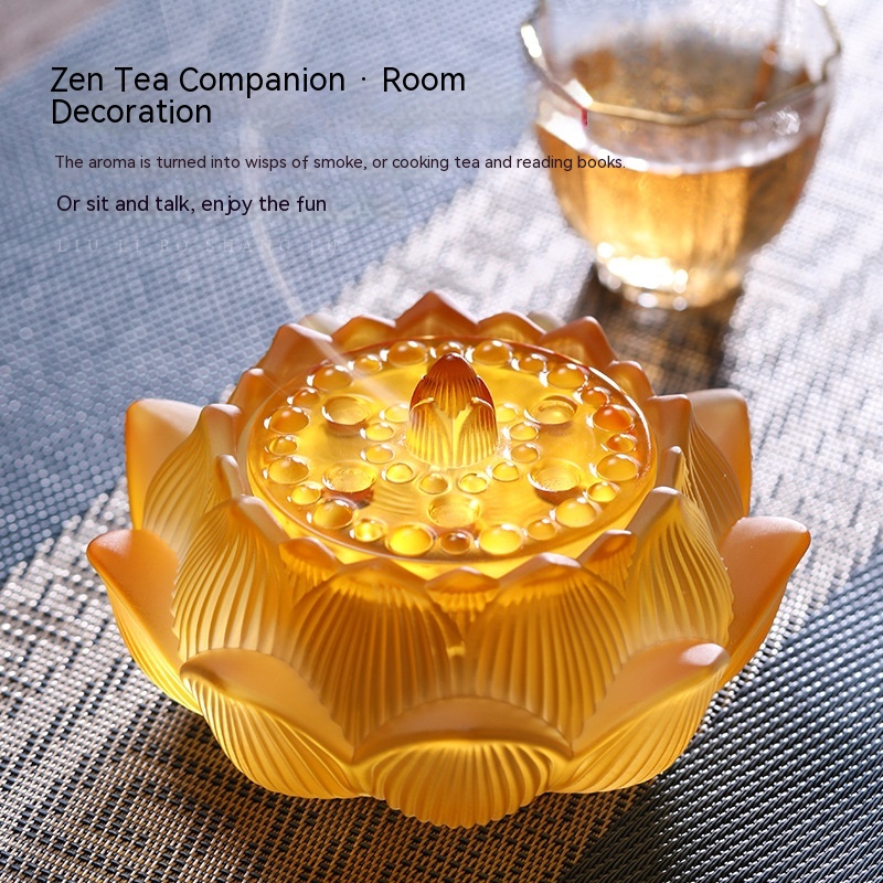 Household Indoor Magic Glass Incense Burner Table Decoration - Image 2